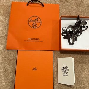 Hermes gift box and bag set